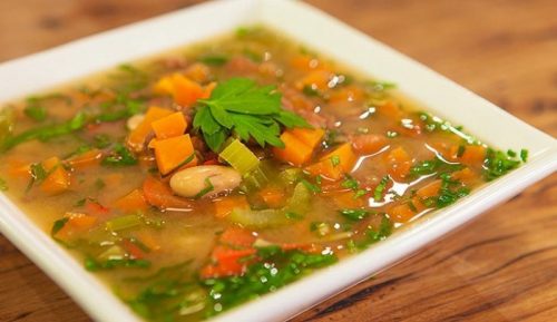 Curried Sweet Potato & Lentil Soup